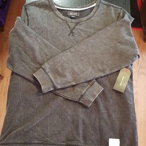 Adam Levine Mens Acid Wash Sweatshirt